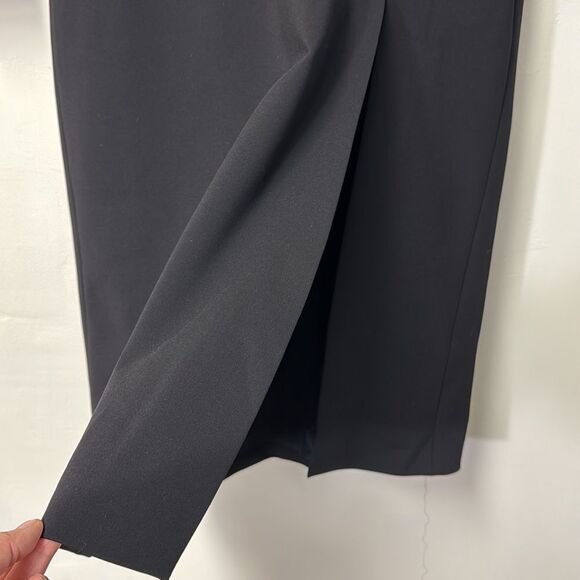 Gucci Compact Jersey Deep-V High Slit Long Sleeve Dress - Picture 8 of 13